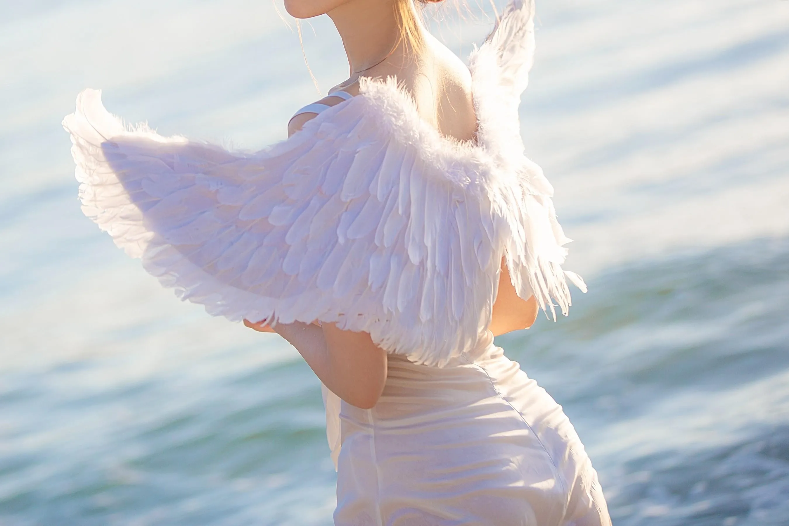 念雪ww – NO.35 海边神明少女 [50P]插图3